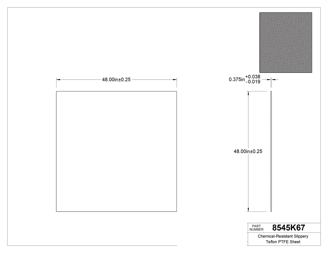 Technical drawing - 8545K67